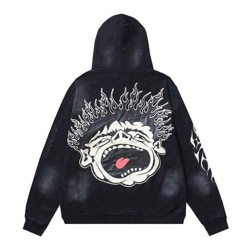 Hellstar Records Hoodie Black