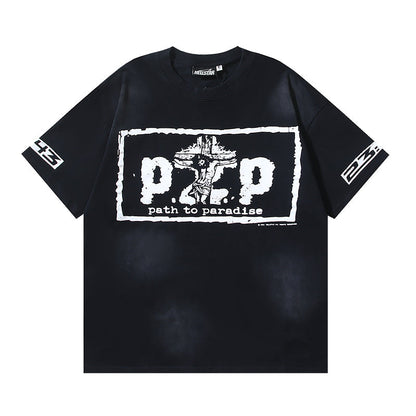 Hellstar P2P Path to Paradise Graphic T-Shirt Black