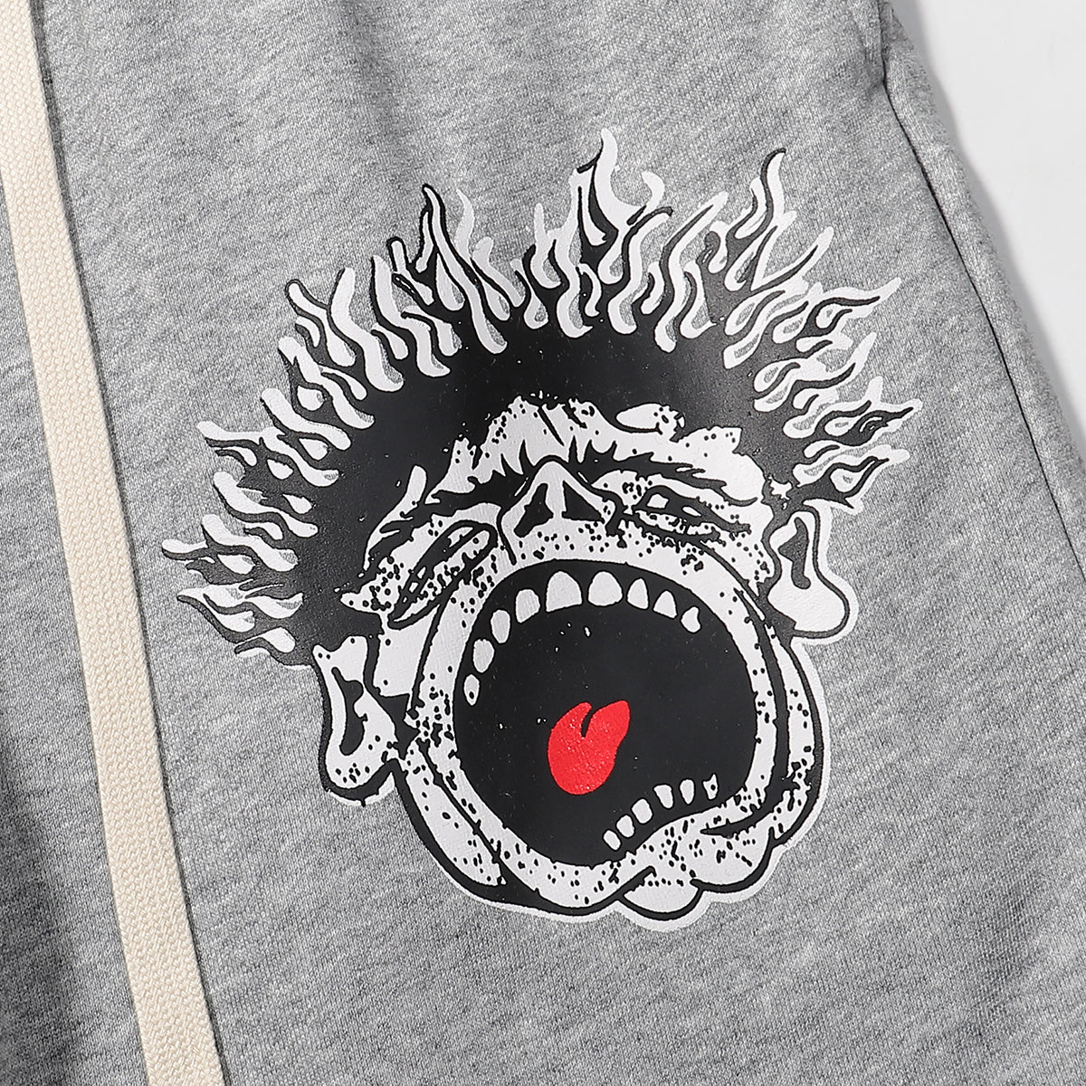 Hellstar Records Smiley Face Shorts Grey