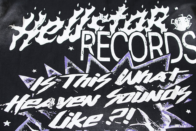 Hellstar Music Boy Records Graphic T-Shirt Black