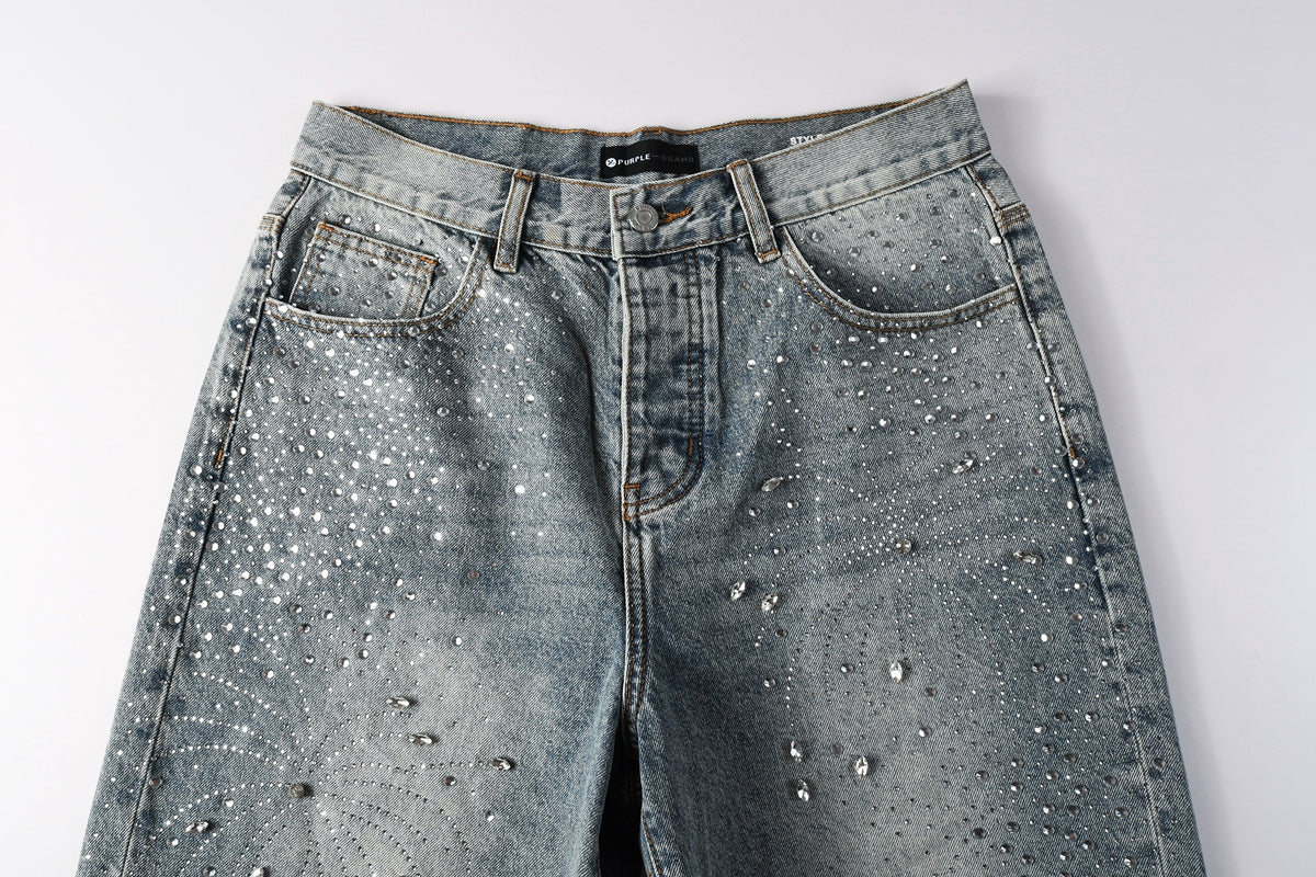PURPLE Shorts Crystals 5102