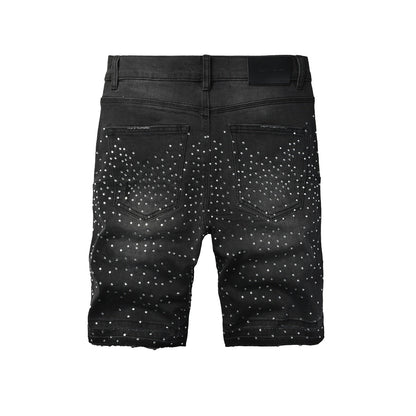 PURPLE Shorts Crystals 5111