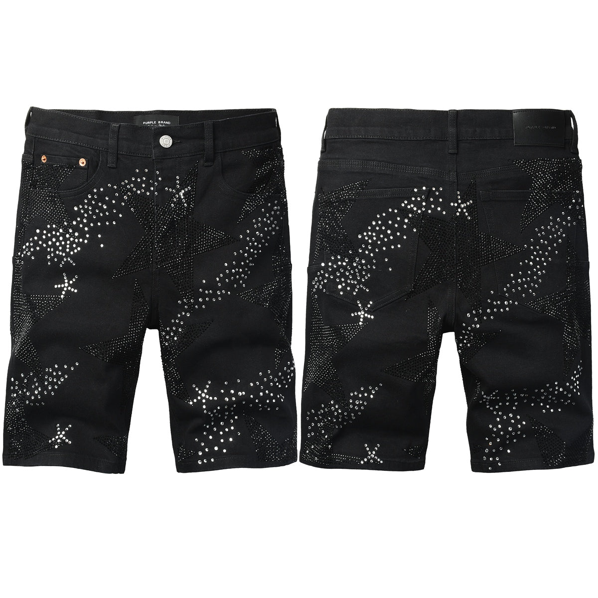 PURPLE Shorts Crystals 5117