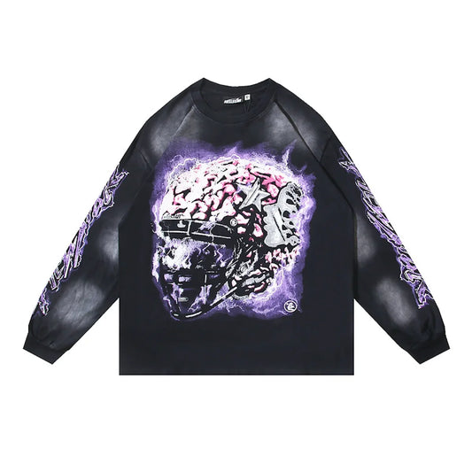Hellstar Powered By The Star Long Sleeve Shirt