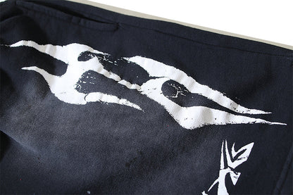 Hellstar Flame Shorts Black