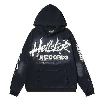 Hellstar Records Hoodie Black