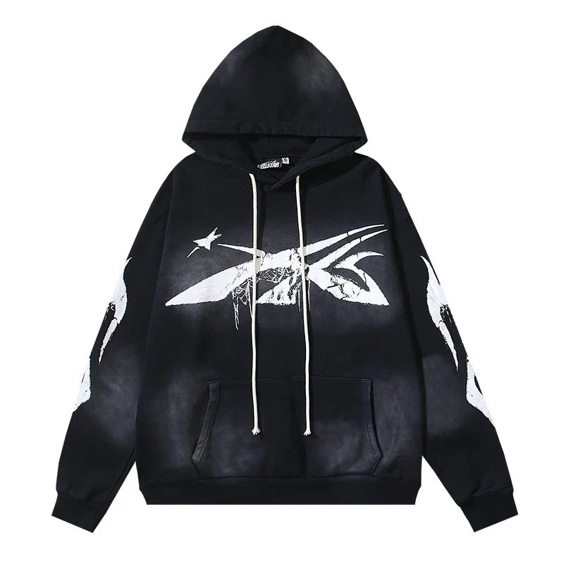 Hellstar Spiderweb Sport Hoodie Black