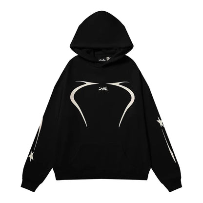 Hellstar Sport Hoodie Black White
