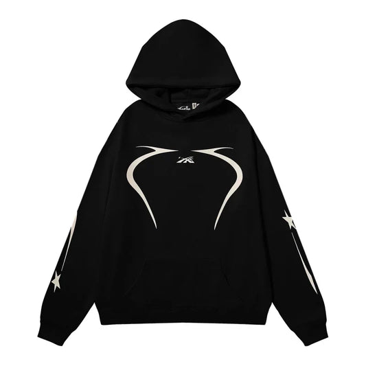 Hellstar Sport Hoodie Black White