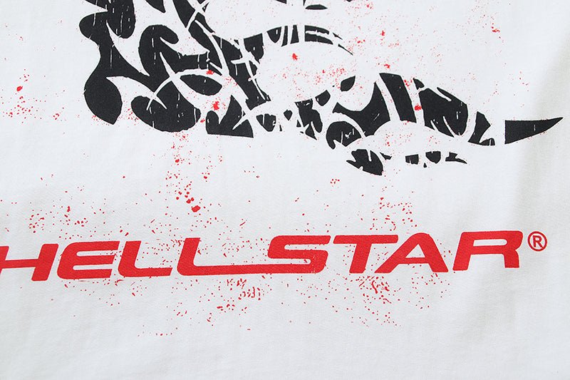 Hellstar Thorn T-Shirt White/Red