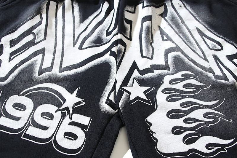 Hellstar Washed 1996 Shorts Black